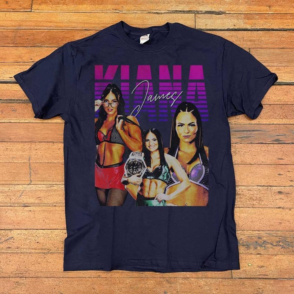 Kiana James - Wwe Professional Wrestler - Unisex Black T-Shirt